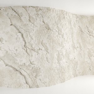 Clif White Wall Texture 3D model