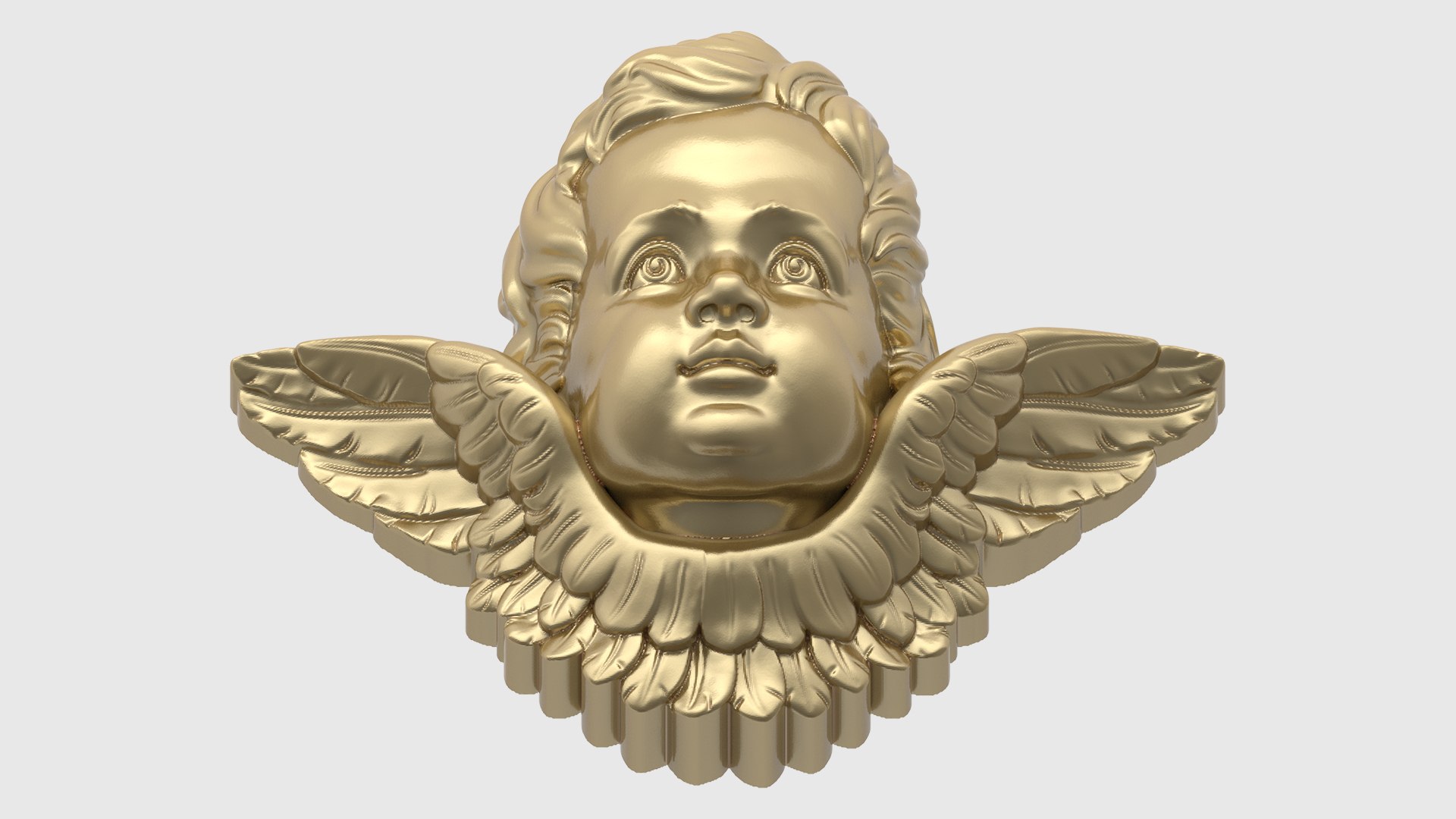 Sculptural Cherub Decoration 3D Model - TurboSquid 1664918