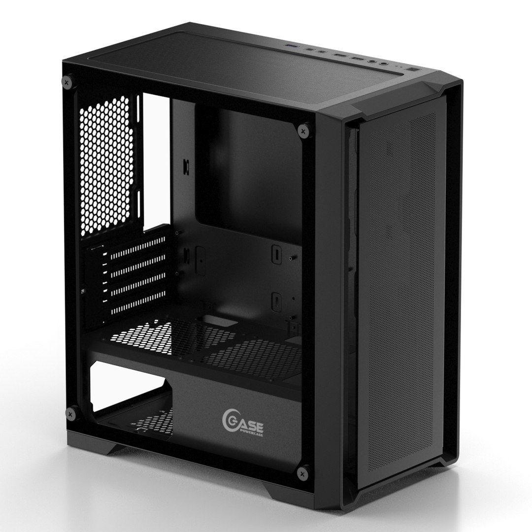 PowerCase Alisio Micro X4 3D Model - TurboSquid 2188471
