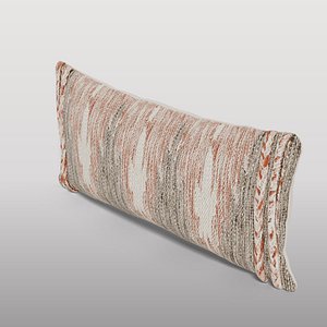 3D Geometric Woven Throw Pillow model