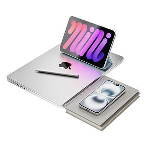 Set of Apple equipment 03 model