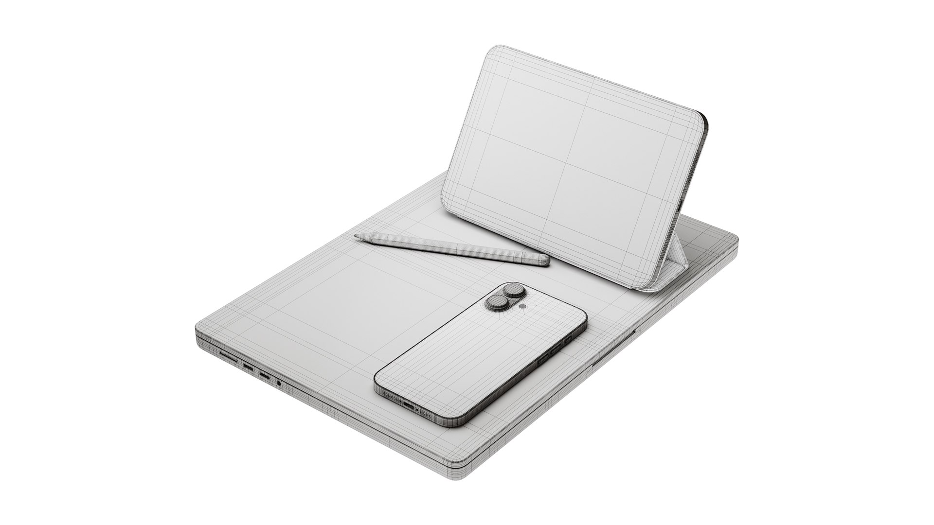 Set of Apple equipment 03 model https://p.turbosquid.com/ts-thumb/HZ/aQDkpI/kR/wire1/jpg/1752760465/1920x1080/fit_q87/0c187a2ce2742e54b87f151b46a6c80b6c95939a/wire1.jpg