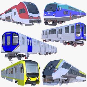 Passenger Train 3D Models For Download | TurboSquid