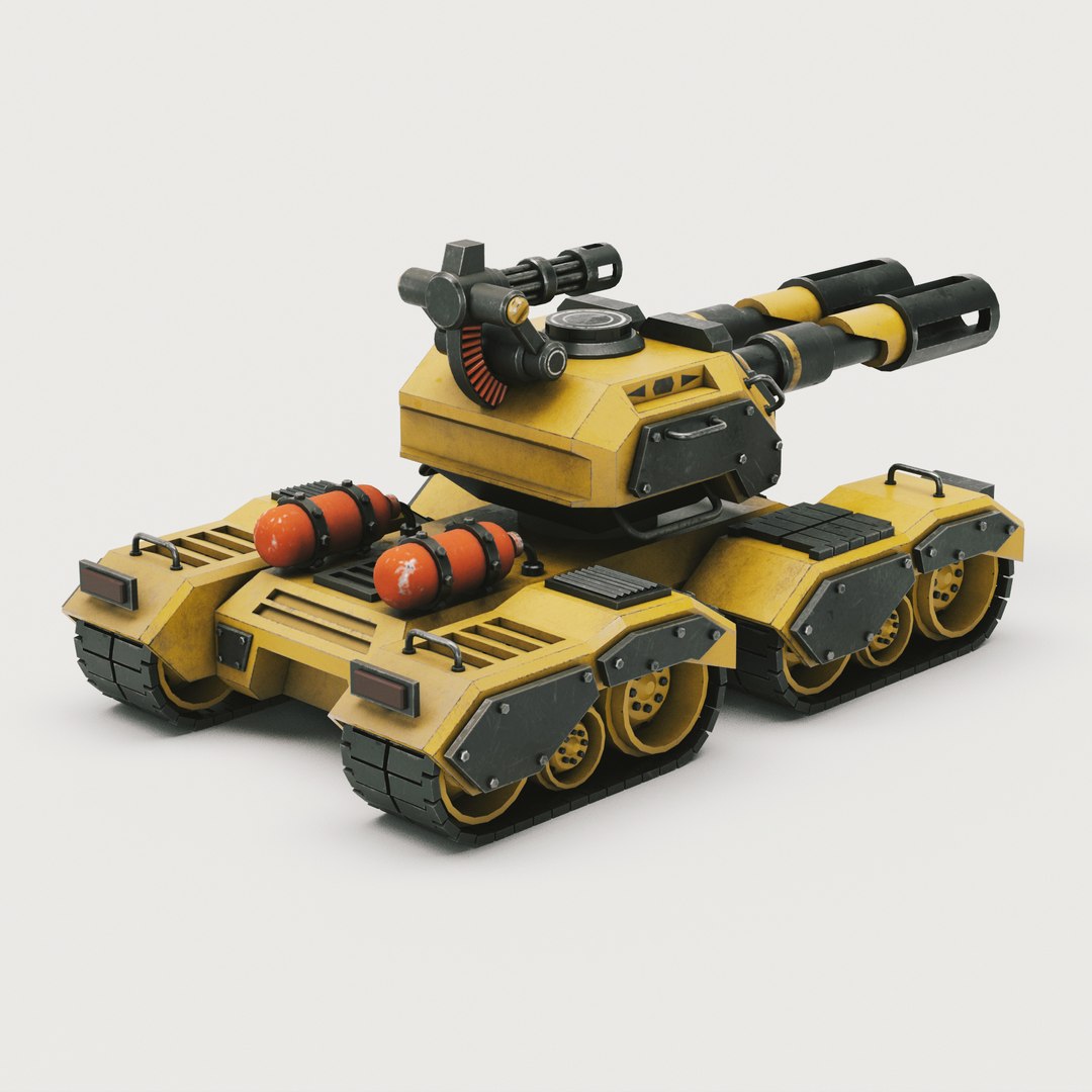 3D Concept Tank 03 Model - TurboSquid 1927403