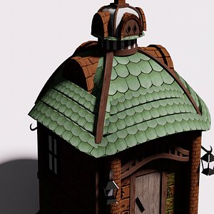 Stylized Medival Home 3D