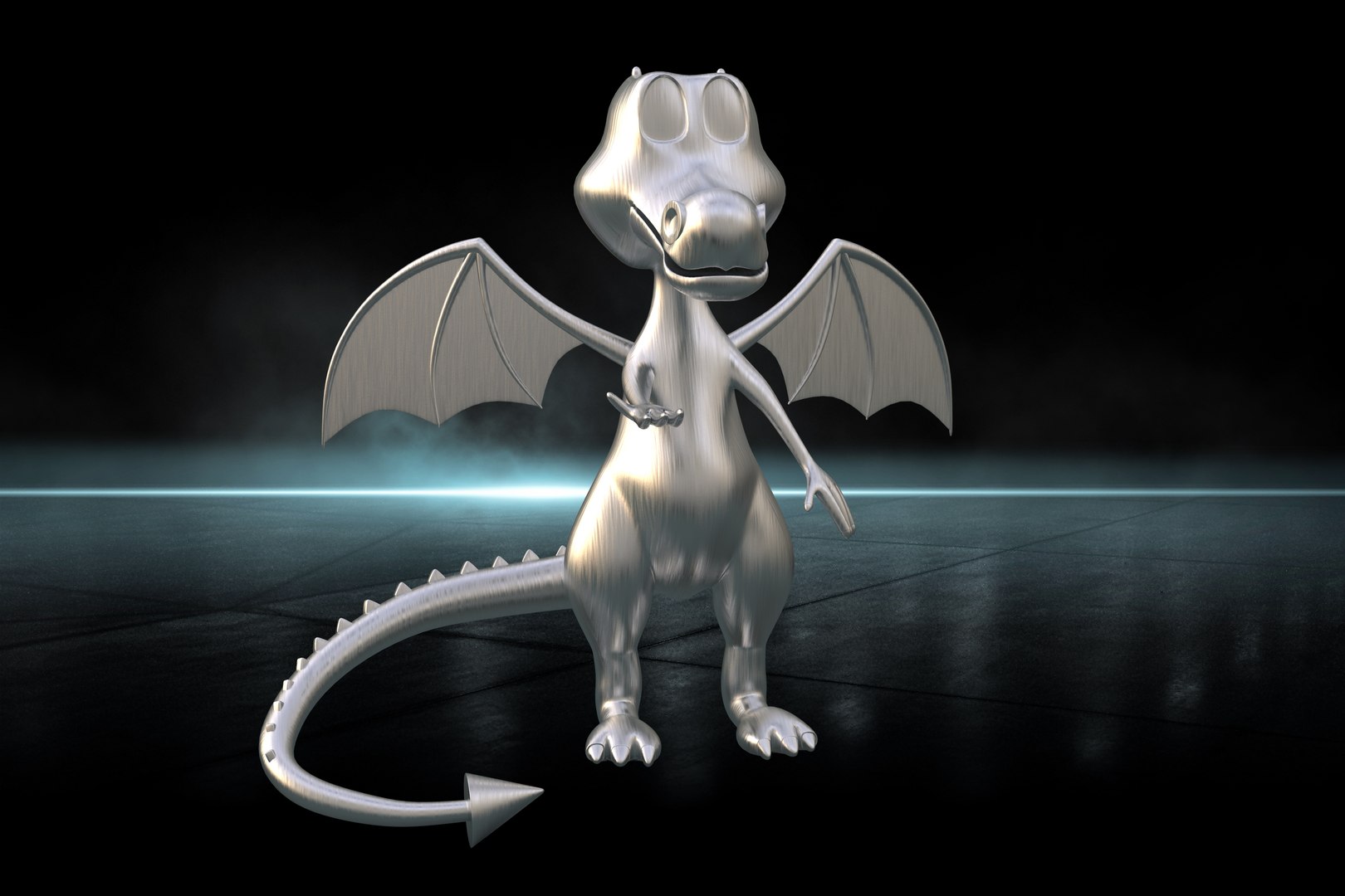 3D Funny Dragon Character Model Or Dragon Cartoon - TurboSquid 1872599