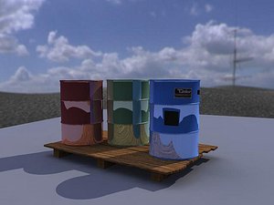 drum base 3d 3ds