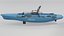 Kayak for fishing Hobie Mirage Pro Angler 14 with 360 Blue 3D model