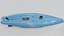 Kayak for fishing Hobie Mirage Pro Angler 14 with 360 Blue 3D model