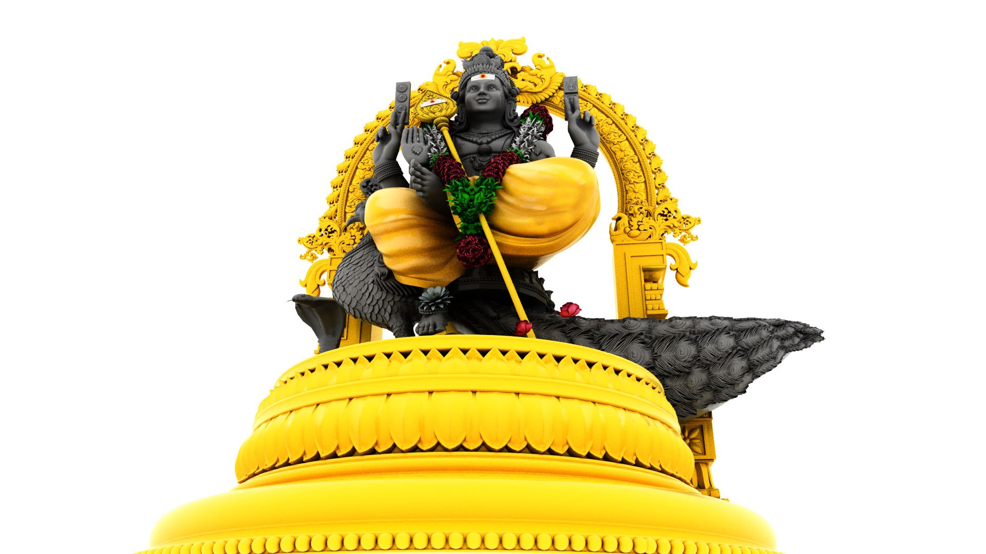3D Lord Murugan Muruga Statue Model - TurboSquid 1955746