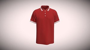 3D Polo-Tripping Collar In Low Poly