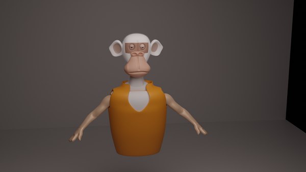 Desenho 3D realista de menino se transformando em macaco · Creative Fabrica