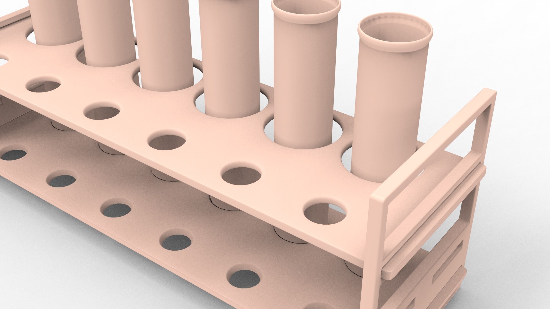 Test Tubes with Rack 3D - TurboSquid 2168588