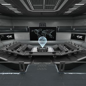 Futuristic Control Room