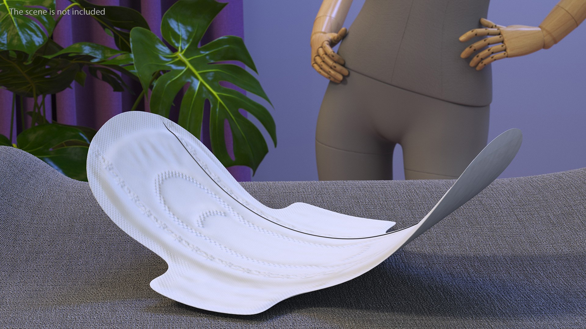 Curved Sanitary Napkin Pad With Wings 3d Model - Turbosquid 2175500