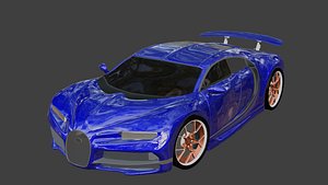 Sports Car - Blue