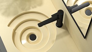 spiral washbasin 3D model