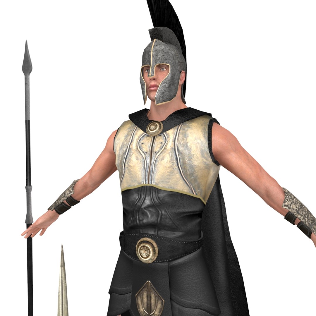 3D Achilles Helmet Sword - TurboSquid 1406740