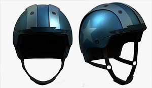 helmet sci fi 3D model