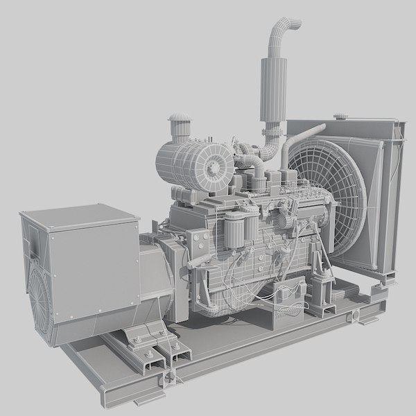 Power generator 3D model - TurboSquid 1543233