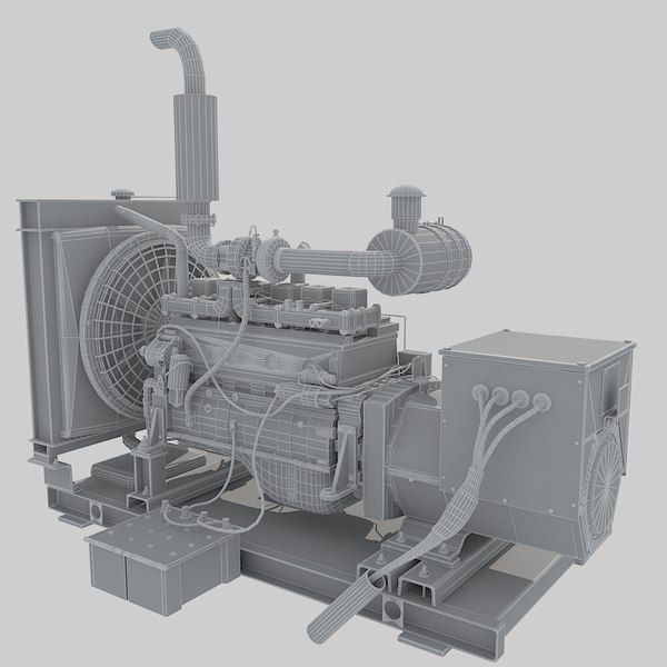 Power generator 3D model - TurboSquid 1543233