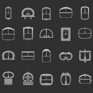 Belt Buckles - zBrush IMM