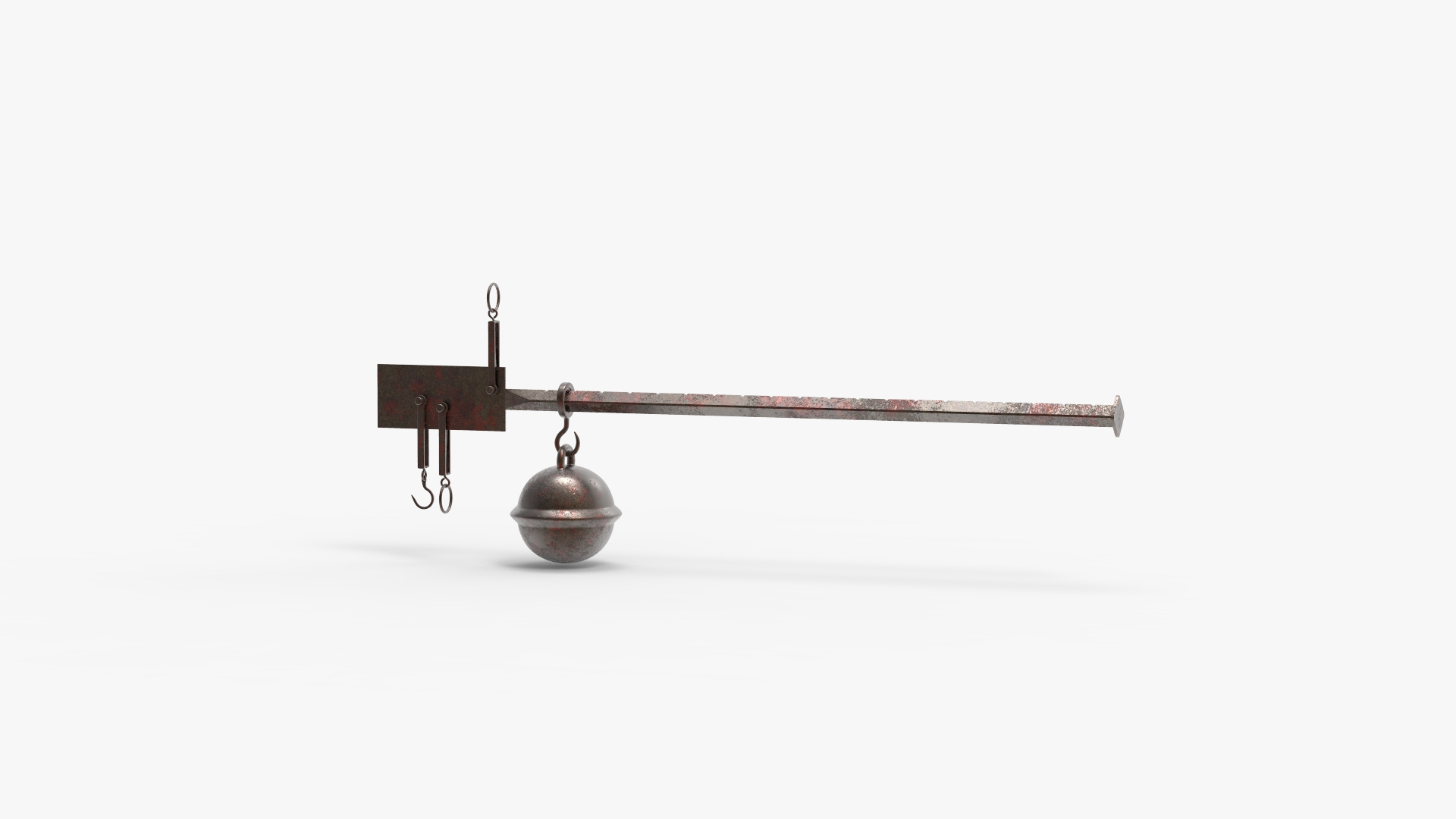 3D Steelyard Balance - TurboSquid 1626336