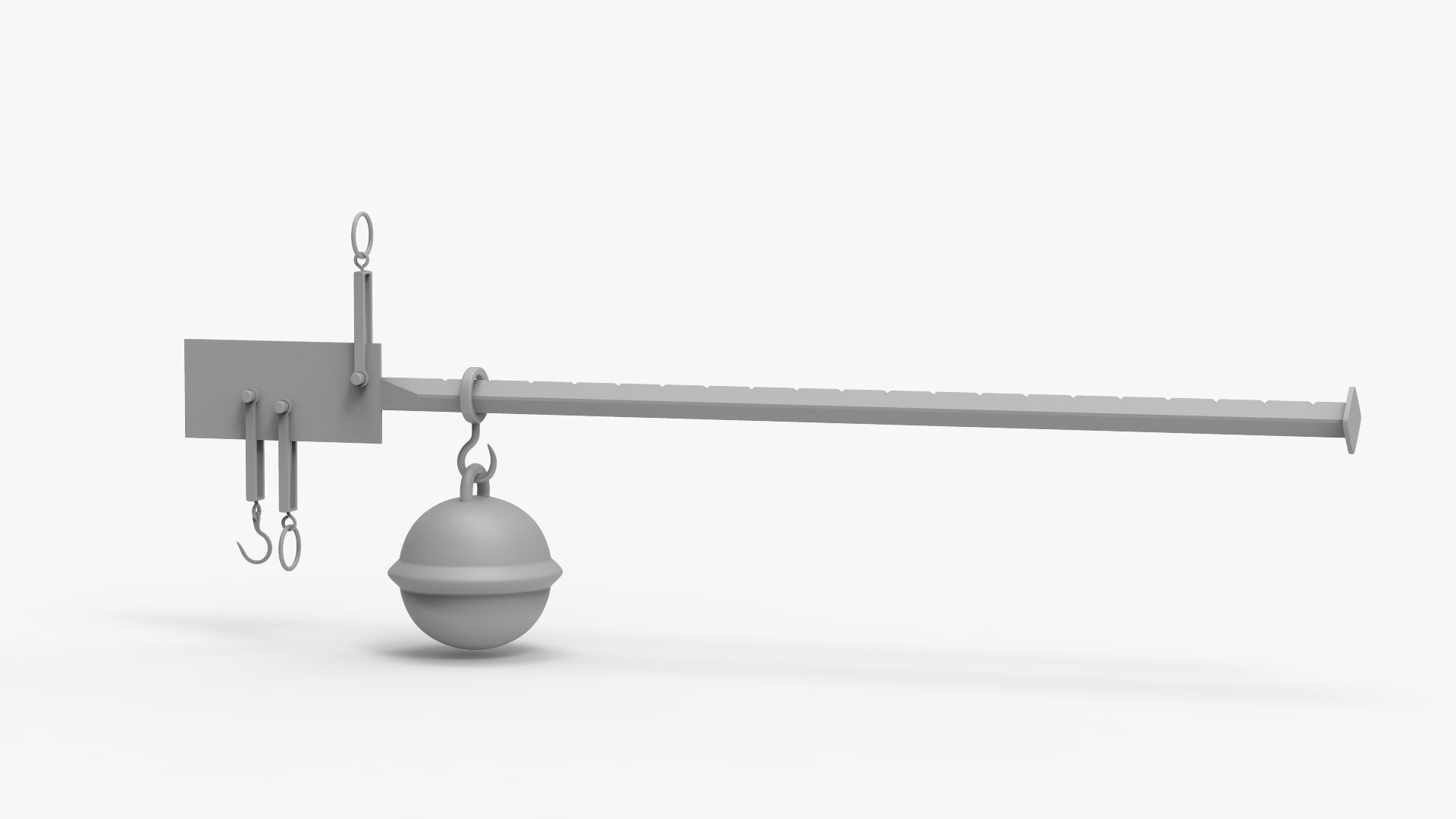 3D Steelyard Balance - TurboSquid 1626336