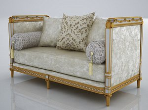 Marie-Antoinette 2 Seater Sofa Classical Design