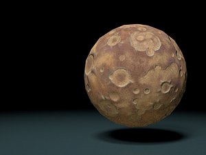 astronomy meteor meteorite 3D model