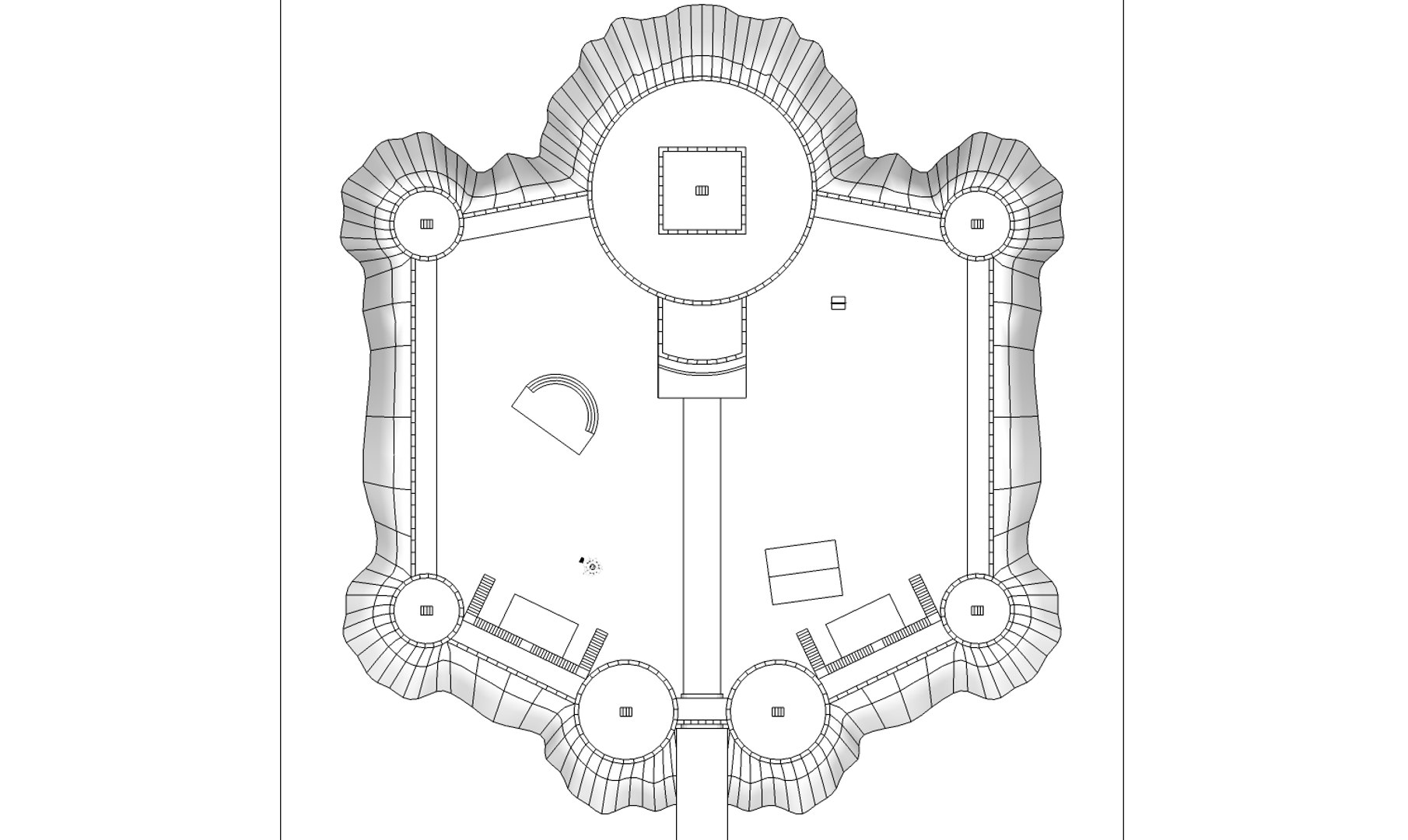 3D Castle Architecture Model - TurboSquid 1595473