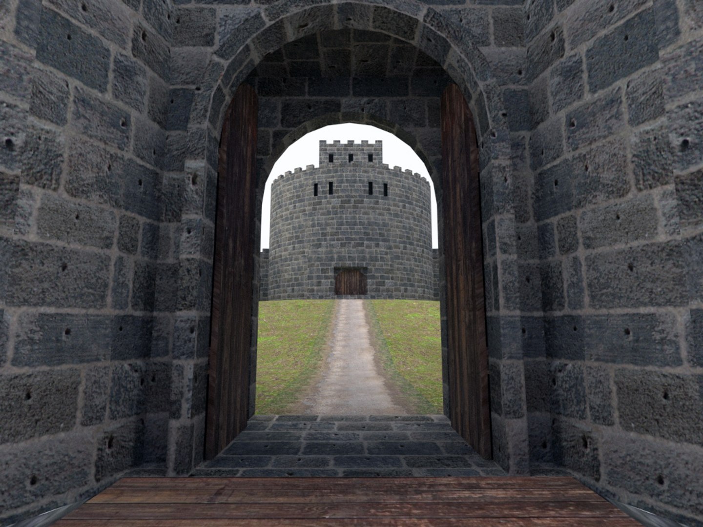 3D Castle Architecture Model - TurboSquid 1595473