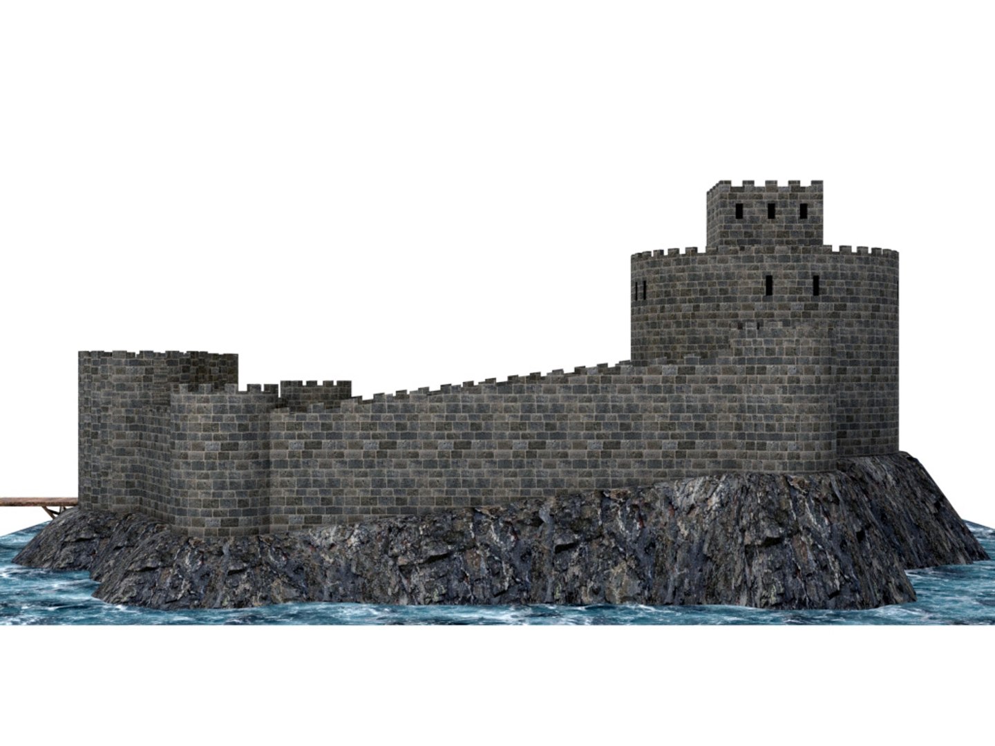 3D Castle Architecture Model - TurboSquid 1595473