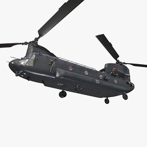 3D CH-47 Chinook Luftwaffe Basic Animation
