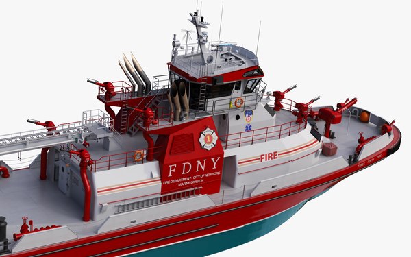 3D model Fireboat FDNY 343 Three Forty Three - TurboSquid 1816998