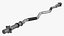 Curved Barbell Weightlifting Equipment