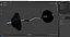 Curved Barbell Weightlifting Equipment
