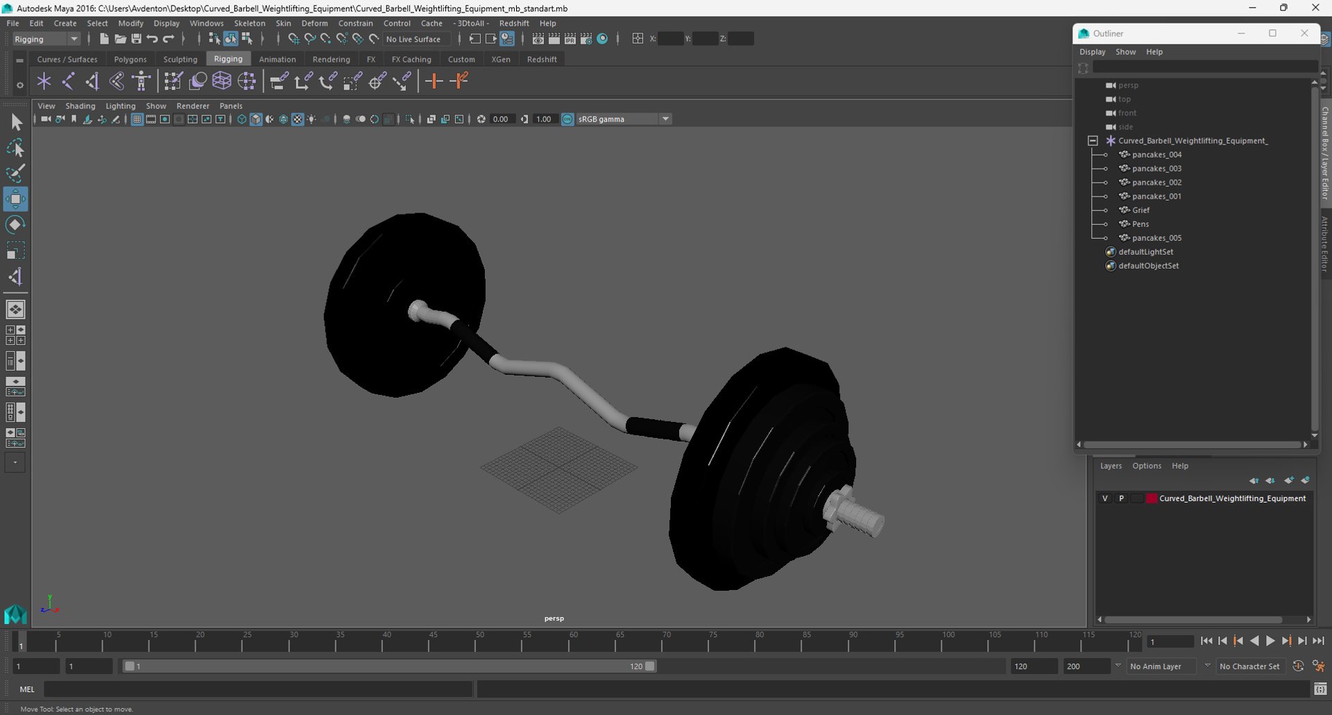 Curved Barbell Weightlifting Equipment 3D https://p.turbosquid.com/ts-thumb/Ha/QI81z6/iP/curvedbarbellweightliftingequipmentvray3dmodel032/jpg/1724303700/1920x1080/fit_q87/90700e0ca19b79b204a9f455bd82fcdcdf2a2b3a/curvedbarbellweightliftingequipmentvray3dmodel032.jpg