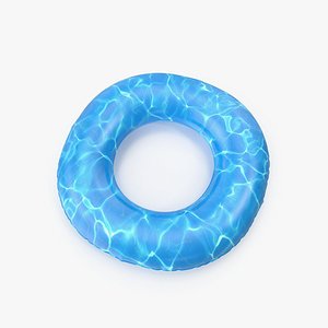 Pool Tube with Sea Background