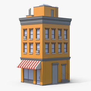 3D Apartment Building 47 model