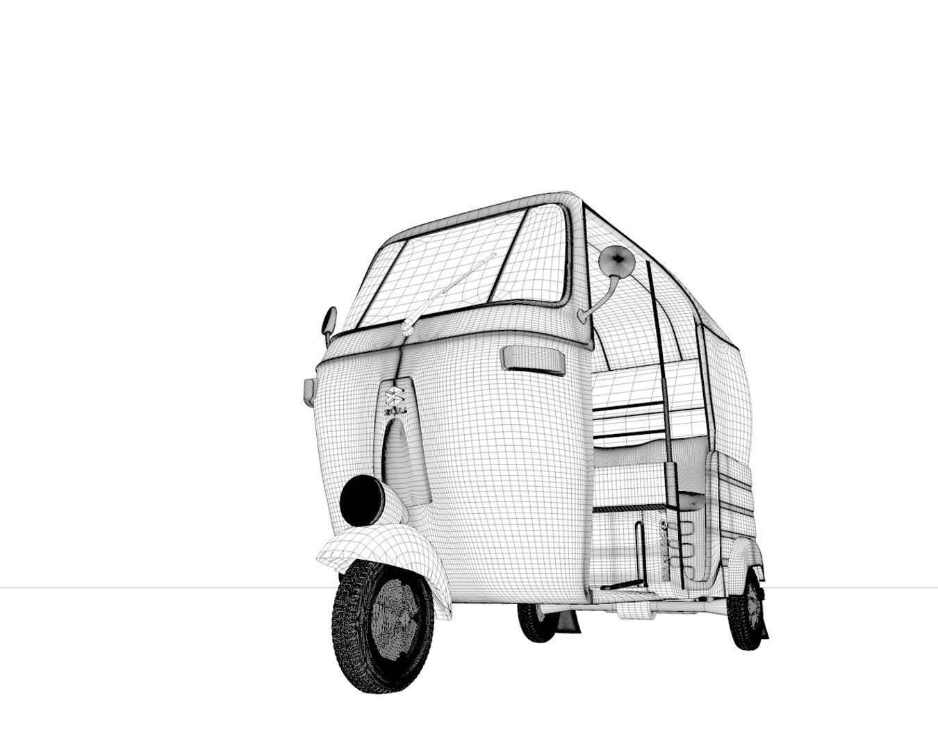 Tok Rickshaw Baby 3D Model - TurboSquid 1160431