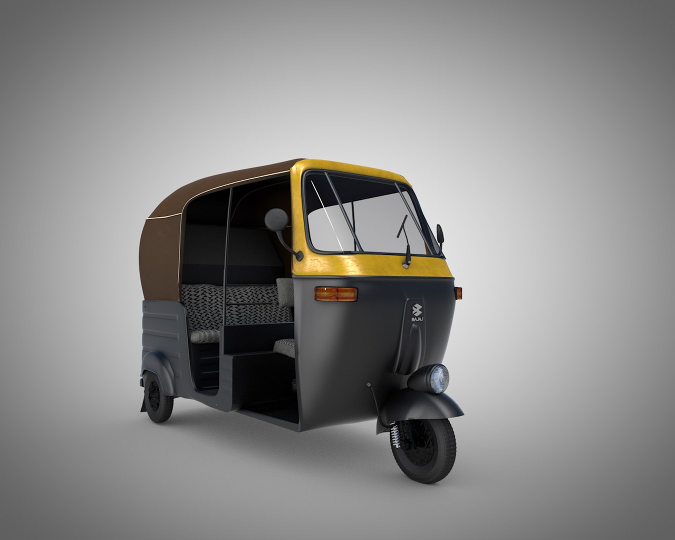Tok Rickshaw Baby 3D Model - TurboSquid 1160431
