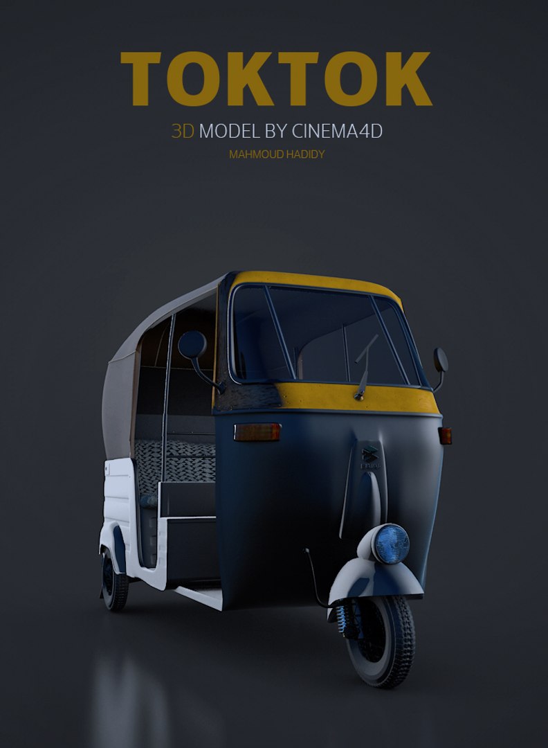 Tok Rickshaw Baby 3D Model - TurboSquid 1160431