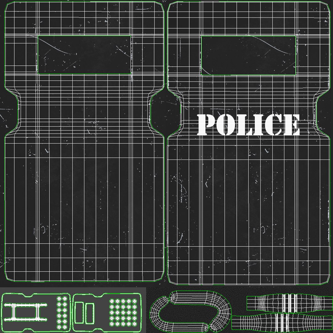Police Shield 01 3D model - TurboSquid 1867493