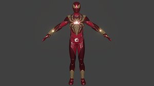 3D Iron Spider Suit