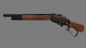 Shot Gun - Rigged - Game Ready - PBR