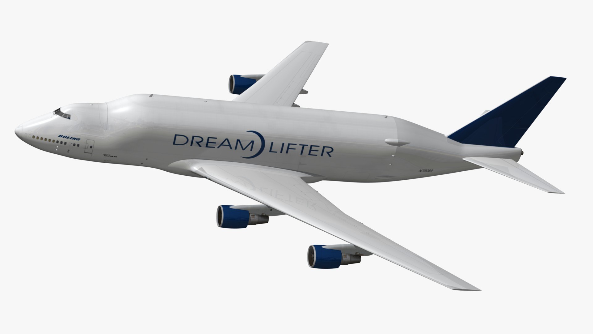 Boeing 747 Dreamlifter 3D Model - TurboSquid 1158021