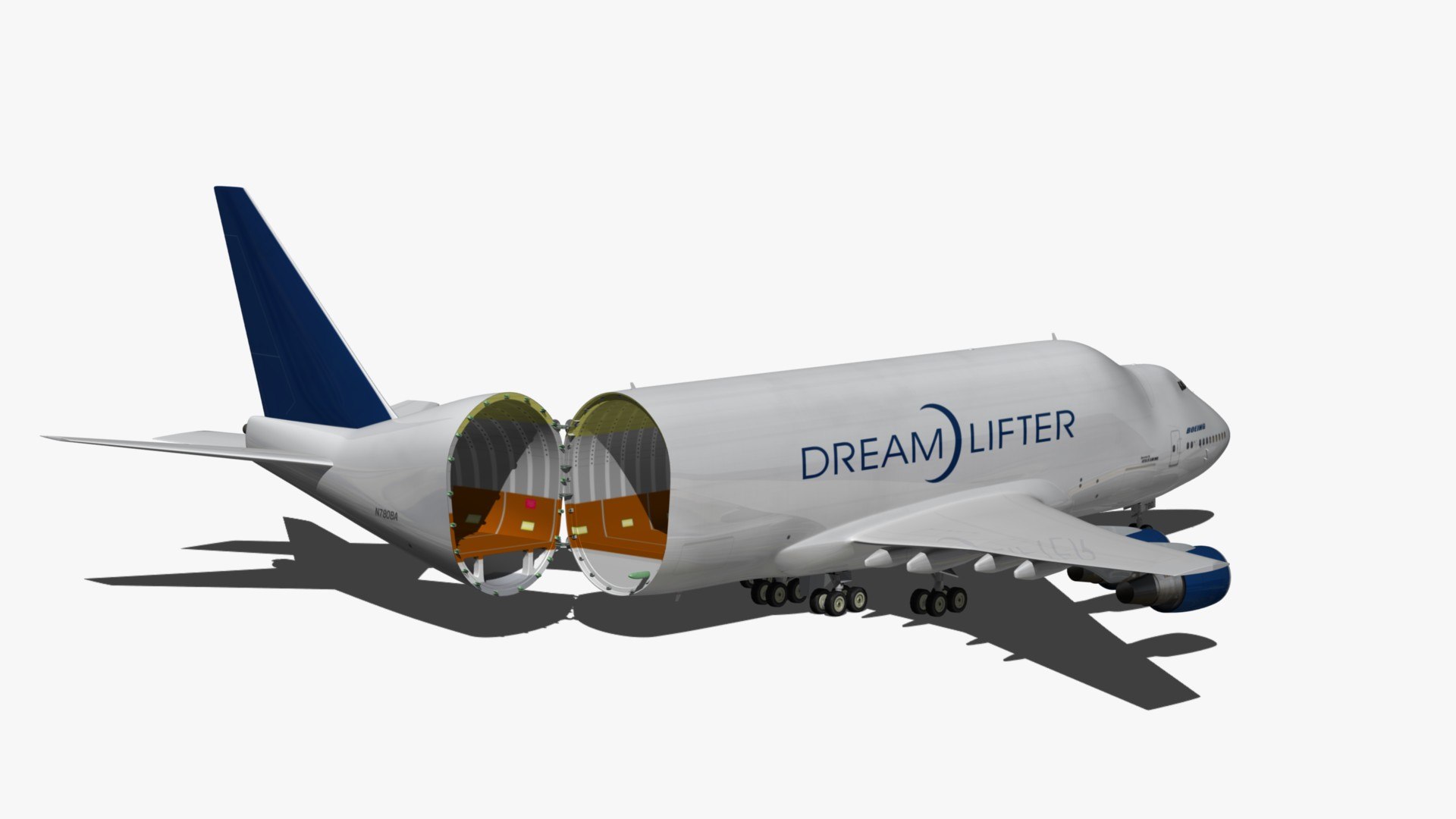 Boeing 747 Dreamlifter 3D Model - TurboSquid 1158021