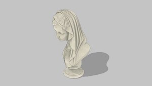 Sculp of Virgin Mary model