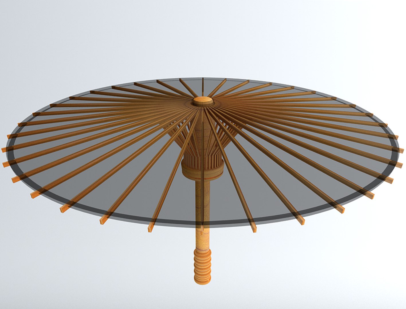 Asian Umbrella Chinese 3d 3ds